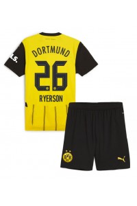 Borussia Dortmund Julian Ryerson #26 Babytruitje Thuis tenue Kind 2024-25 Korte Mouw (+ Korte broeken)